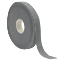 Roll of smooth 100% cotton webbing medium grey 1.5cm high - Spool 20 metres