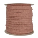 FILAMI Flat ribbon in antique pink wool for crochet bags by I Nastri di Mirta