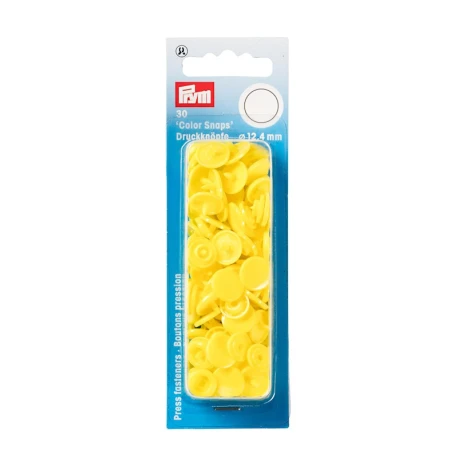 Bottoni automatici a pressione in plastica Prym Color Snaps Giallo Chiaro - 393107 Prym