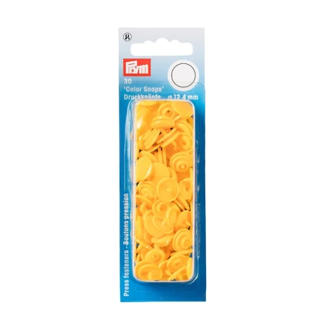 Bottoni automatici a pressione in plastica Prym Color Snaps Giallo - 393110 Prym