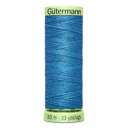 Gutermann Blue 965 thread, 30 metres, for buttonholes and topstitching