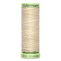Gutermann Light Beige 169 thread 30 metres for buttonholes and topstitching