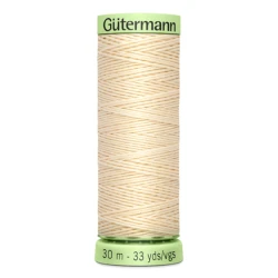 Cordonetto Gutermann Beige Crema 414 filo 30 mt per asole e impunture