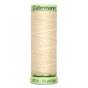 Cordonetto Gutermann Beige Crema 414 filo 30 mt per asole e impunture