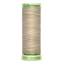 Gutermann Beige Trench 722 thread, 30 metres for buttonholes and topstitching
