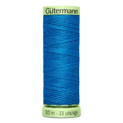 Gutermann, Steel Blue 386 thread, 30 metres for buttonholes and topstitching
