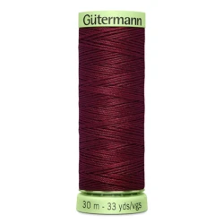 Cordonetto Gutermann Bordeaux 369 filo 30 mt per asole e impunture
