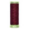 Cordonetto Gutermann Bordeaux 369 filo 30 mt per asole e impunture