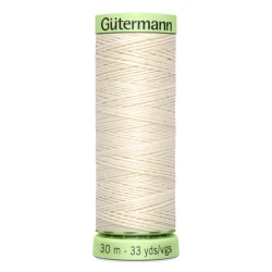 Cordonetto Gutermann Ecrù 802 filo 30 mt per asole e impunture