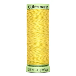 Gutermann Lemon Yellow 852 thread, 30 metres for buttonholes and topstitching