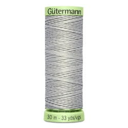 Gutermann, light grey, 38 thread, 30 metres for buttonholes and topstitching