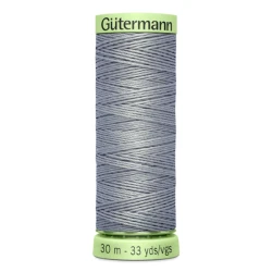 Gutermann Medium Grey 40 thread 30 metres for buttonholes and topstitching