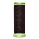 Gutermann, Mocha Brown 697, 30-metre thread for buttonholes and topstitching