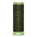 Cordonetto Gutermann Militare Scuro 531 filo 30 mt per asole e impunture