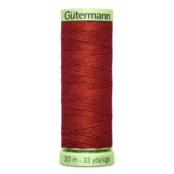 Cordonetto Gutermann Rosso Scuro 221 filo 30 mt per asole e impunture