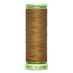 Gutermann Tobacco 887 cord, 30 metres of thread for buttonholes and topstitching