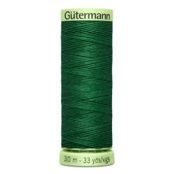 Gutermann Green 237 thread, 30 metres, for buttonholes and topstitching