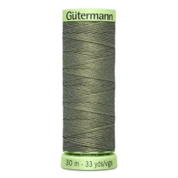 Cordonetto Gutermann Verde Kaki 824 filo 30 mt per asole e impunture