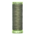 Gutermann, khaki green, 824 thread, 30 metres for buttonholes and topstitching