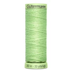 Gutermann, Light Apple Green, 152 thread, 30 metres, for buttonholes and topstitching