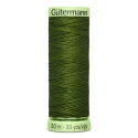 Cordonetto Gutermann Verde Muschio 585 filo 30 mt per asole e impunture