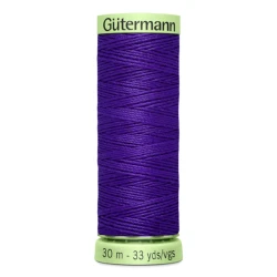 Gutermann Purple 810 thread, 30 metres, for buttonholes and topstitching
