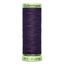 Gutermann, Aubergine Purple 512 thread, 30 metres for buttonholes and topstitching