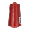 Cono filato in poliestere per cucito da 5.000 yds per taglia e cuci rosso