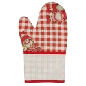 Gnome pot holder & oven glove set with Aida insert