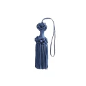 Large 9cm tassel key bow with buttonhole - ICA Carmignani