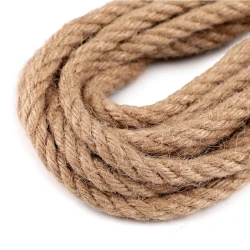 Twisted natural jute cord for upholstery and bag handles diameter 9 mm 2
