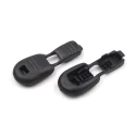 Fermacorda (bloccanodo) in plastica NERO