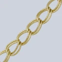 Aluminium chain with double-worked mesh, 13 mm wide - K1363-2.0 Benox