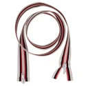 Multicolour double-slider zip for Moncler-type jackets 100 cm