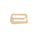 Plastic replacement hook for bra, width 15 mm - 166.20 Marbet