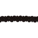 1.8cm brown coverstitch trimming ideal for embellishing your sewing and upholstery work