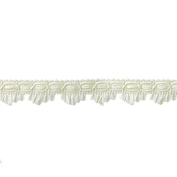 1.8cm ivory fringe trimming ideal for sewing and upholstery