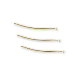 40mm flat head gold studs for costume jewellery - FF091Benox