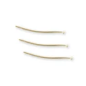 40mm flat head gold studs for costume jewellery - FF091Benox