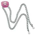 Double metal chain shoulder strap 120cm for knitted bags