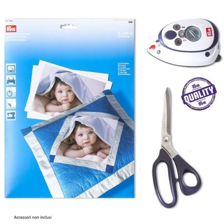 Tessuto Creativo, stampabile. Adesivo o cucibile - 611930 Prym