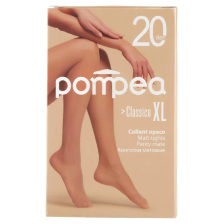 Collant velato calibrato XL Classico 20 den Pompea