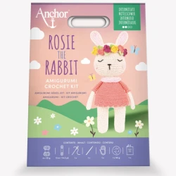 Rosie the Bunny Kit Complete amigurumi kit - A28C01-L Anchor