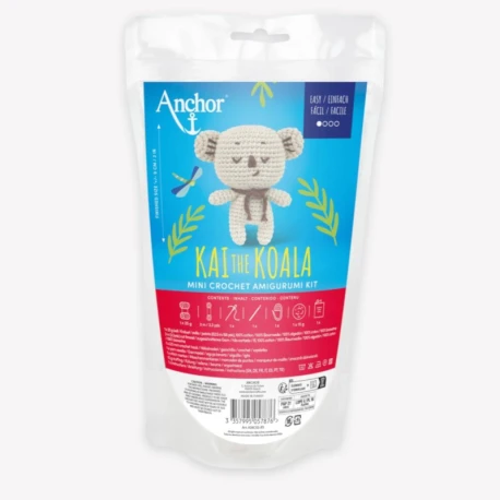Kit Kai the Koala Set to make a complete amigurumi - A28C02-XSAnchor