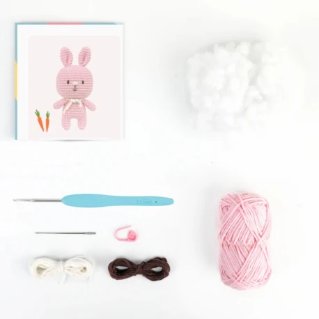 Kit Renée il coniglio Set per realizzare un amigurumi completo - A28C03-XS Anchor
