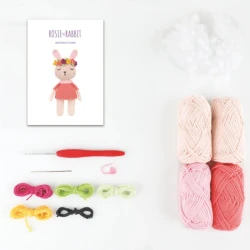 Rosie the Bunny Kit Complete amigurumi kit - A28C01-L Anchor 2