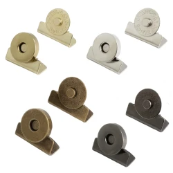 Concealed magnetic closure to be applied to bag edges