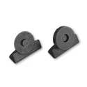 Concealed magnetic closure in gunmetal grey to be applied to the edges of the bags