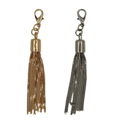 Nappa in metallo lucido da usare come Charms e decorazione per borse fatte a mano