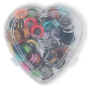 11mm coloured decorative eyelets with washers, 55 assorted pieces - 542621 Prym